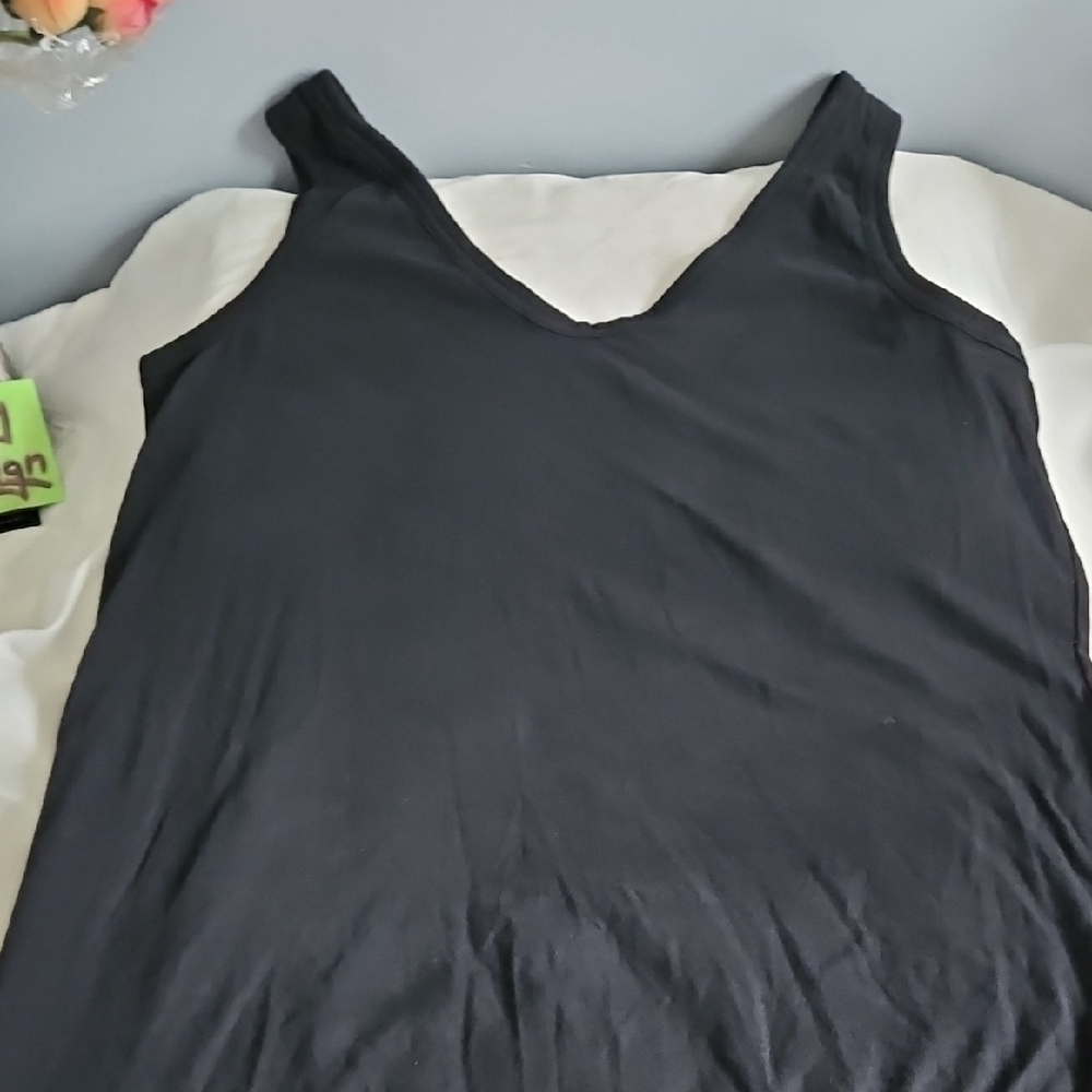 Everlane Classic Black Tank Dress - Picture 5 of 6